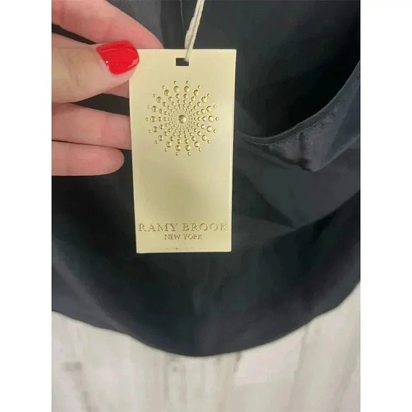 Ramy Brook Women's Black Halter Cowl Neck Multi Wear Tank Top Size M - Picture 8 of 13